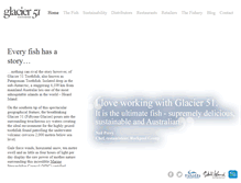 Tablet Screenshot of glacier51toothfish.com